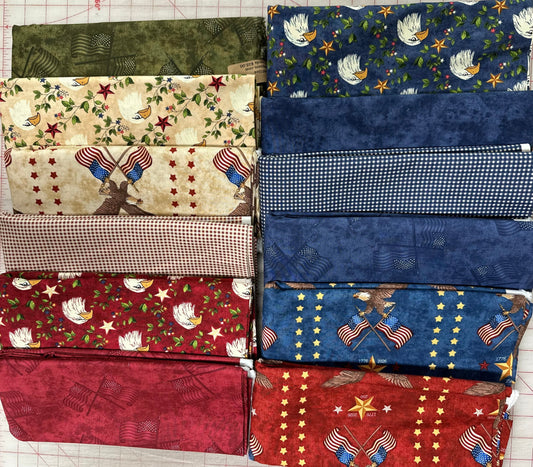 Fabric Bundle - contains (12) 2 yard pieces