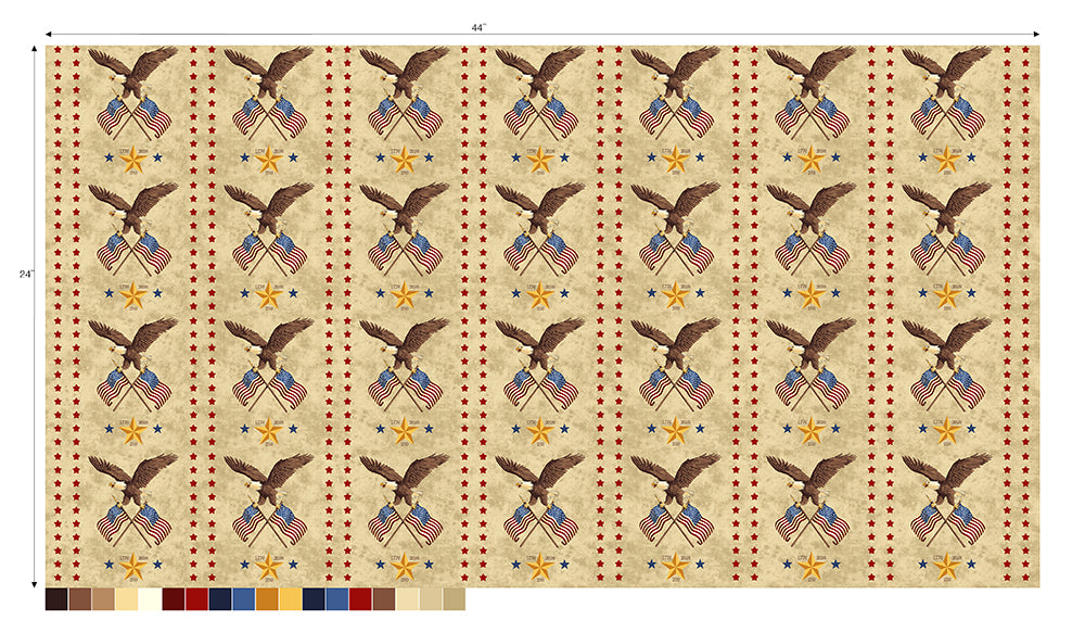 Tan Eagle Flag 2026-30