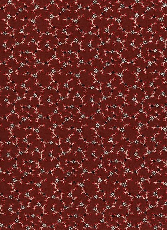 Red Floral Vine -Vintage 2202-88