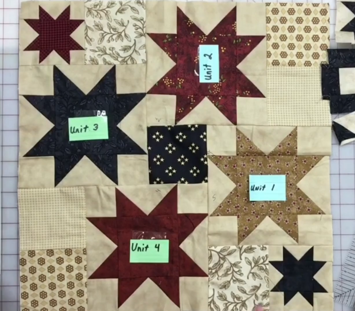 Twisted Star/Partial Seam (NOTICE: does not include Americana quilt pattern) ePattern download