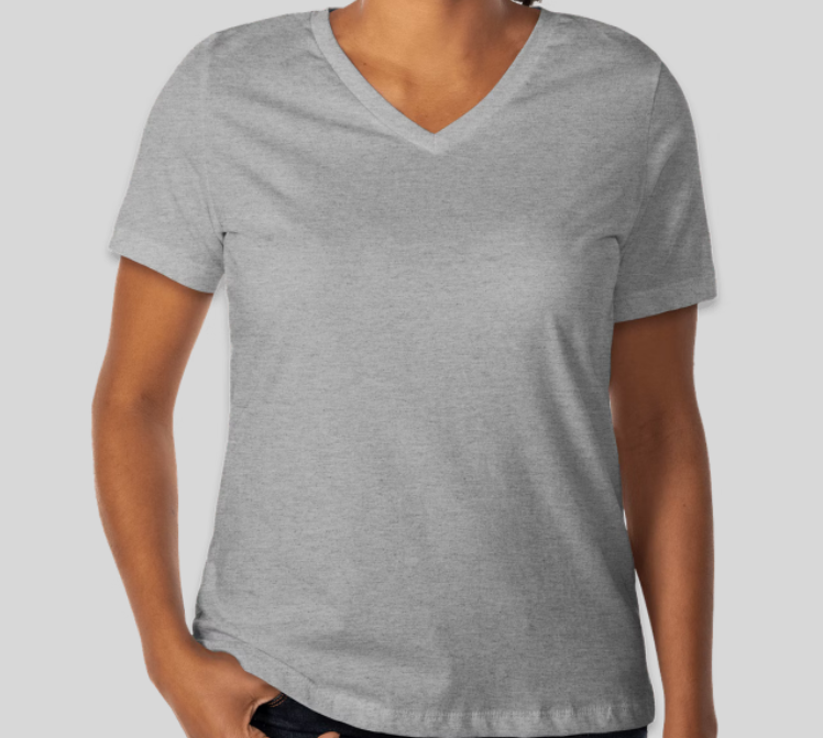 V-neck Tee Shirts - Choose Color and Size